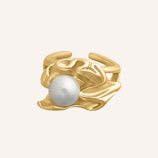 Ariel Shell Ring - Gold