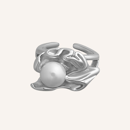 Ariel Shell Ring - Silver