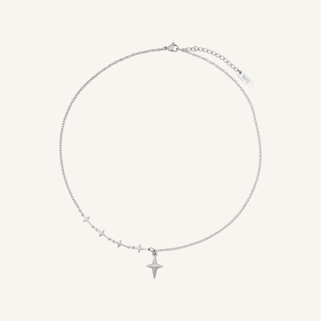 Avira Five Star Necklace (Silver) - BLFX