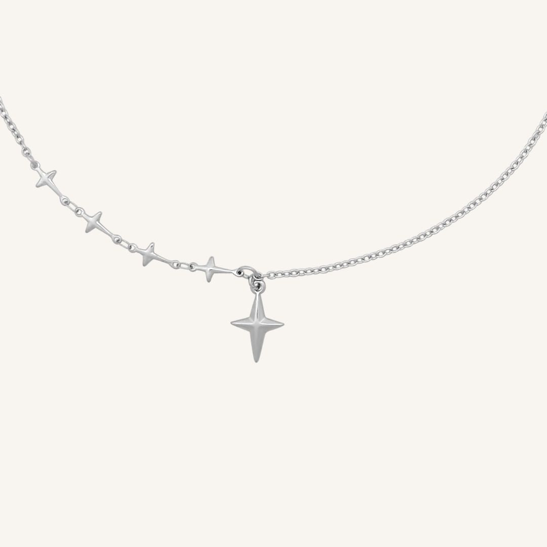Avira Five Star Necklace (Silver) - BLFX