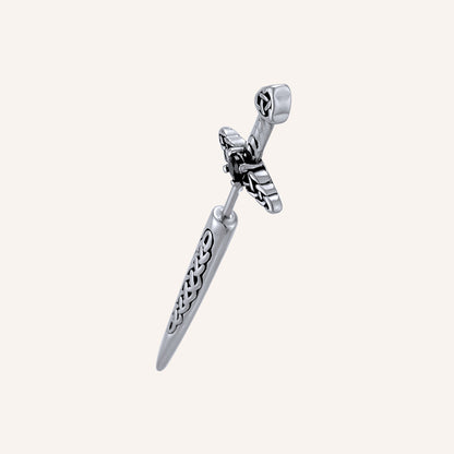 Ayr Sword Earring - Silver