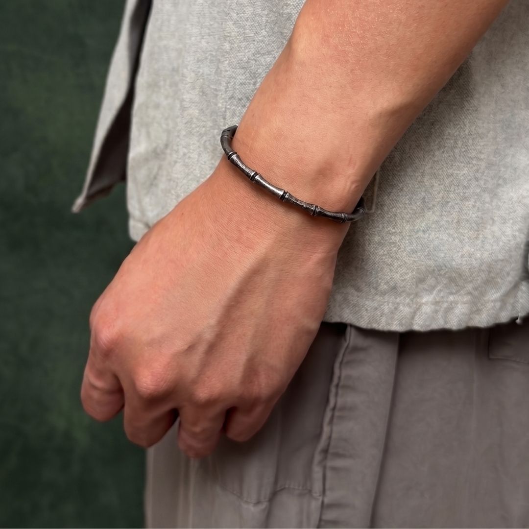 Bamboo Bangle - Smoke