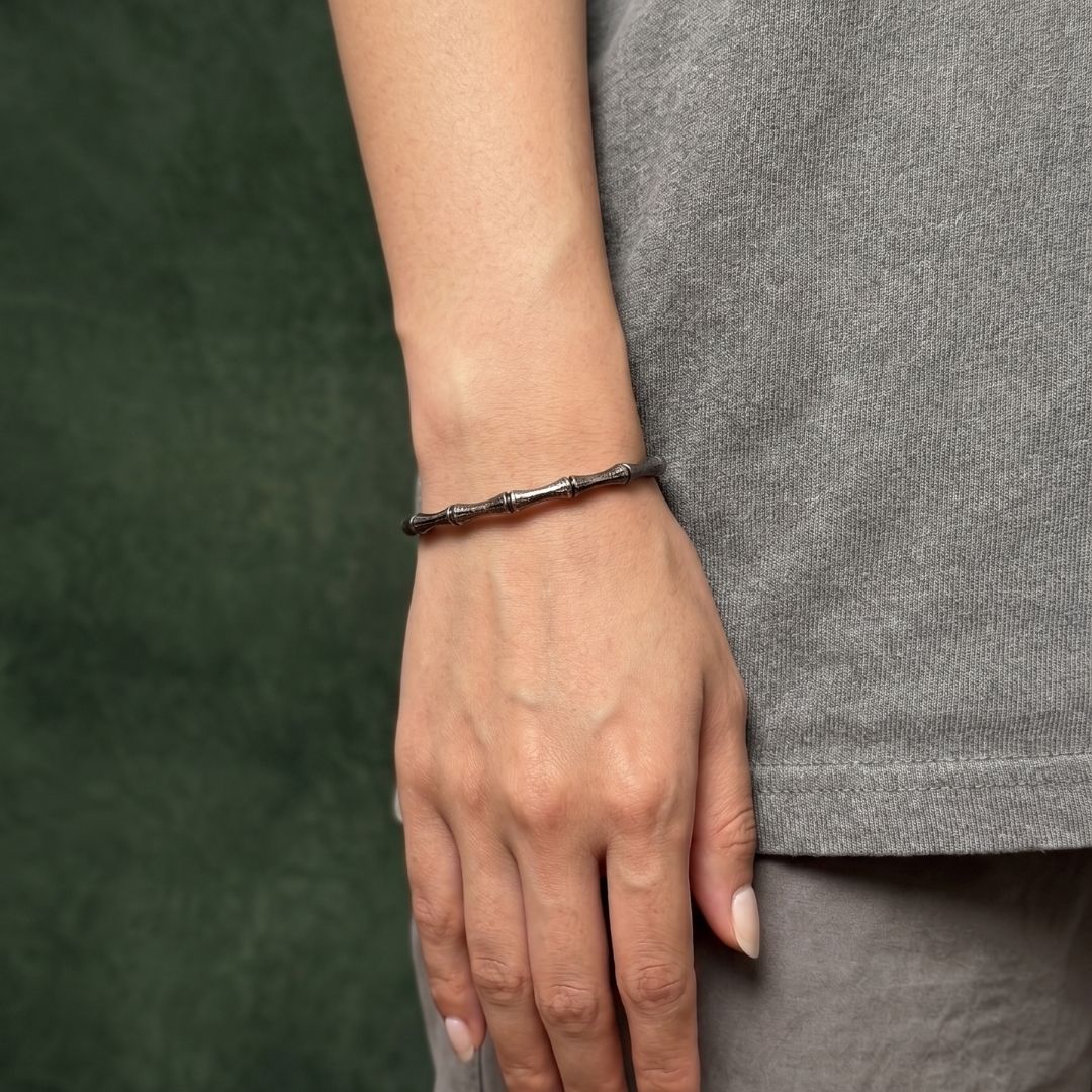 Bamboo Bangle - Smoke