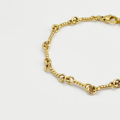 Belcher Chain Link Bracelet - Gold