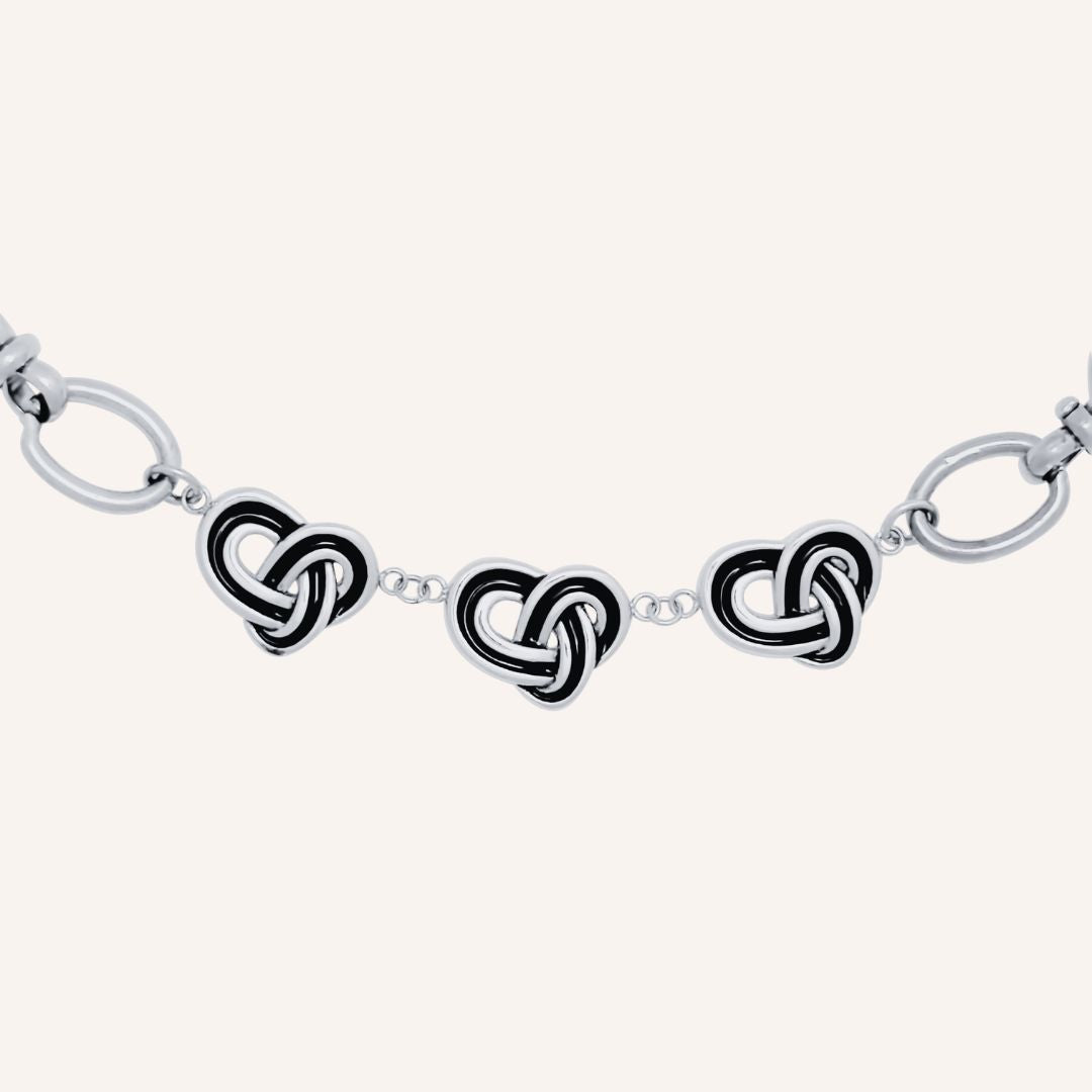 Bijou Love Knot OT Bracelet (Silver) - BLFX