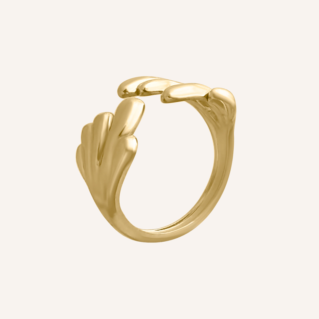 Blair Coral Wrap Ring - Gold