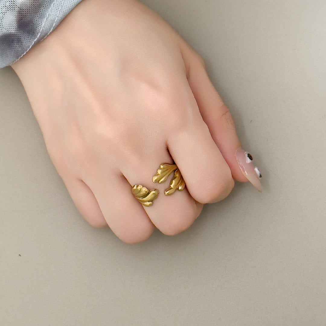 Blair Coral Wrap Ring - Gold