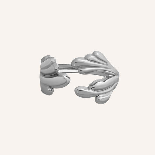 Blair Coral Wrap Ring - Silver