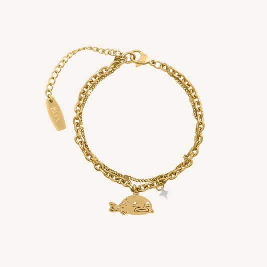Bob Blobfish Layered Bracelet (Gold) - BLFX