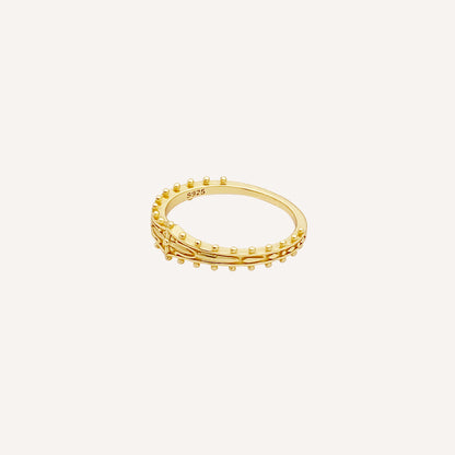 Brienne Cross Ring - Gold