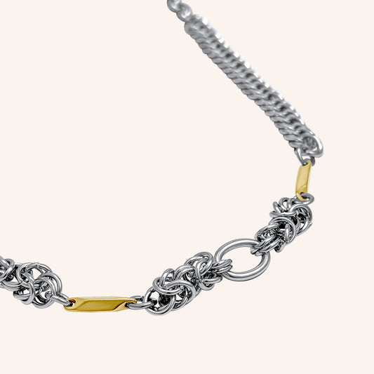 Brighton Hybrid Chain Link Necklace - Gold