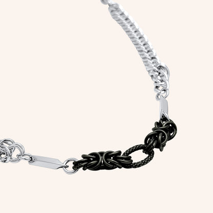 Brighton Hybrid Chain Link Necklace - Smoke