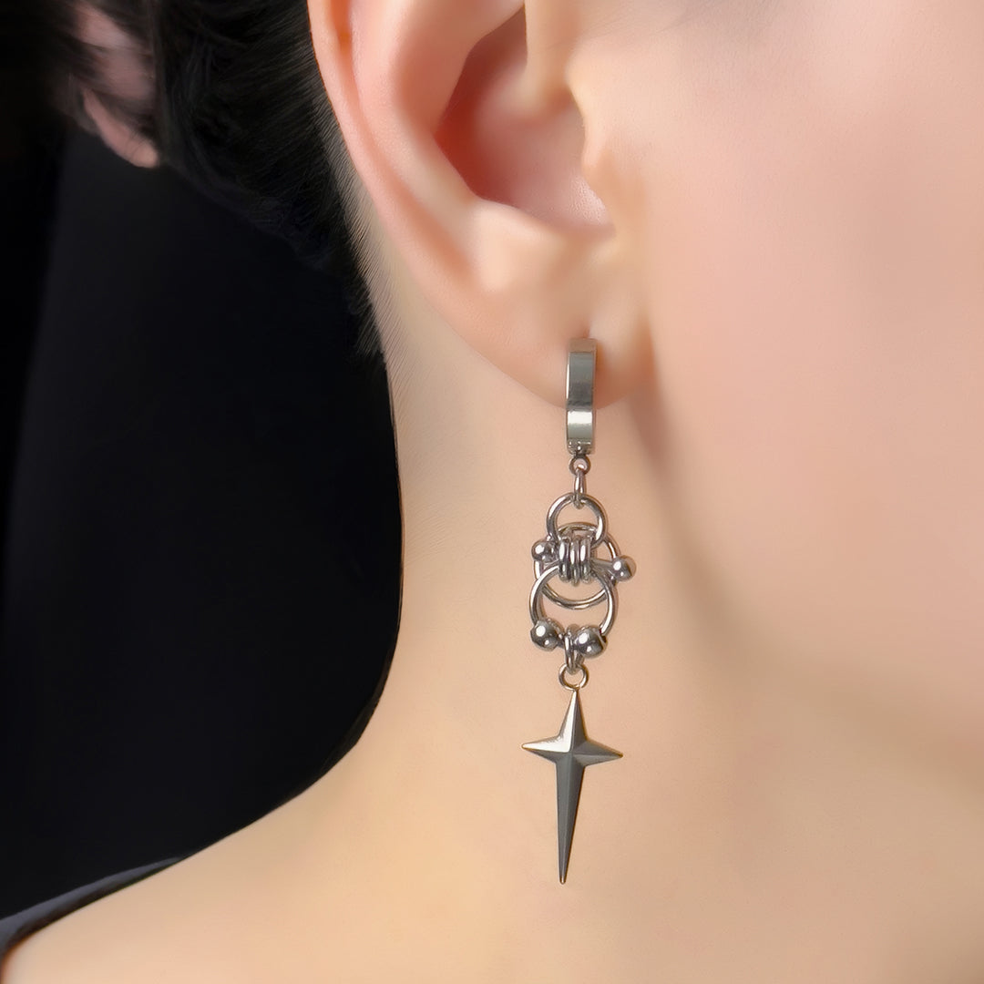 Cale Star Hoop Earring - Single