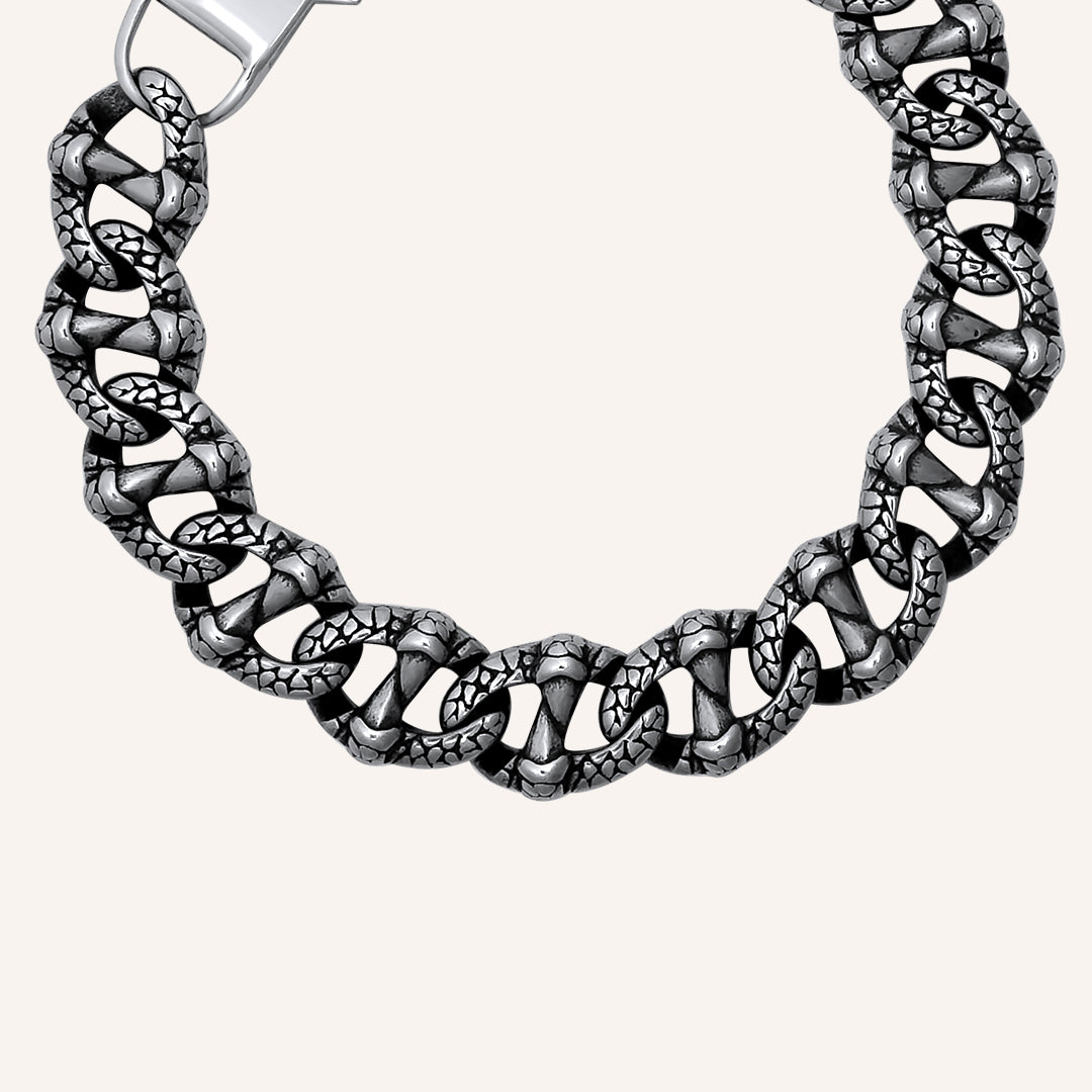 Calliope Dragon Chain Link Bracelet