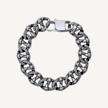 Calliope Dragon Chain Link Bracelet