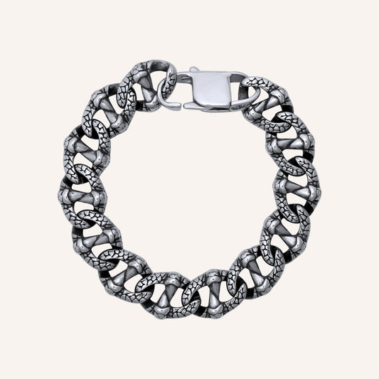 Calliope Dragon Chain Link Bracelet