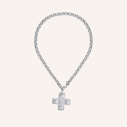 Callista Plus Drop Necklace - Silver