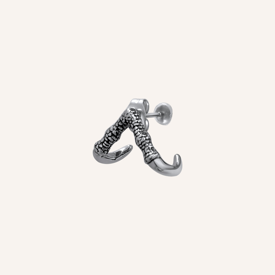 Callum Dragon Claw Stud Earring - Single