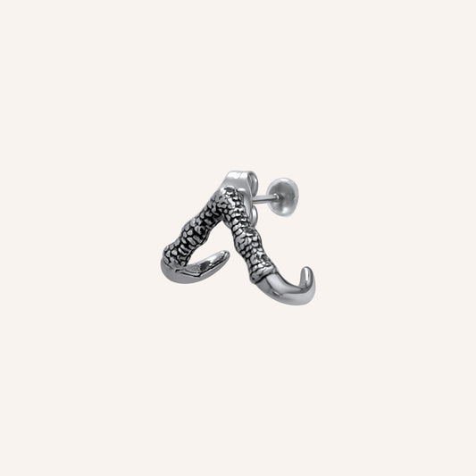 Callum Dragon Claw Stud Earring - Single