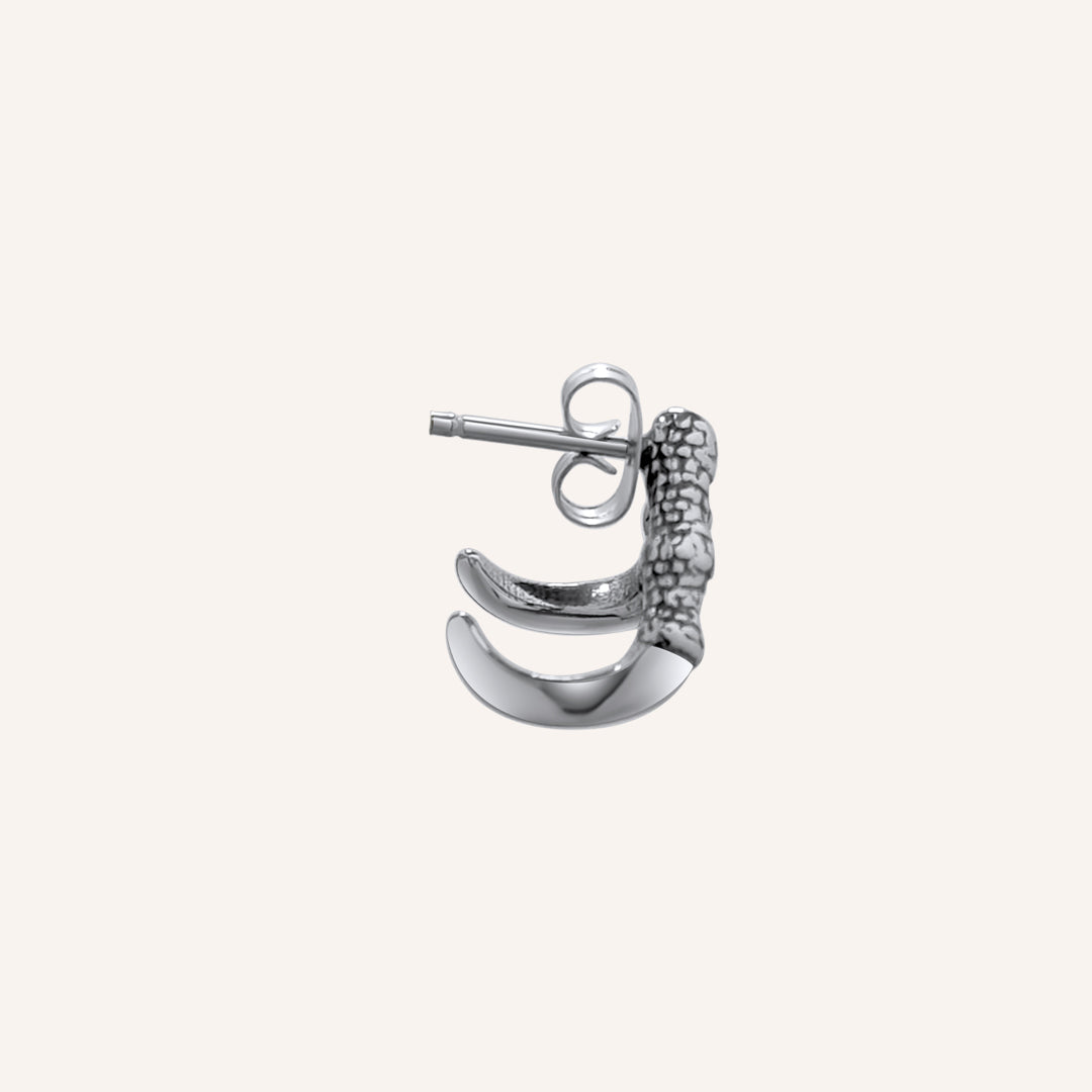 Callum Dragon Claw Stud Earring - Single