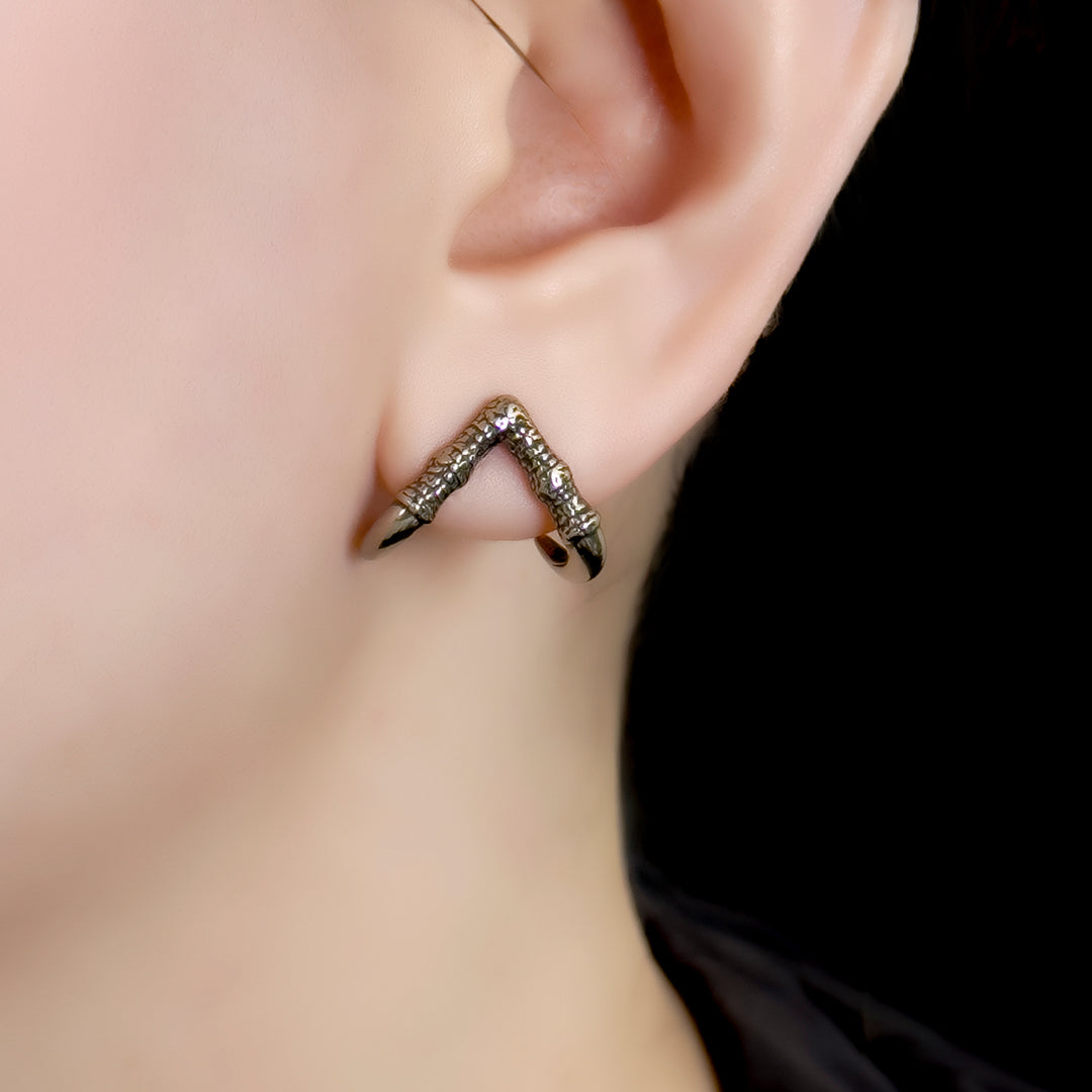 Callum Dragon Claw Stud Earring - Single