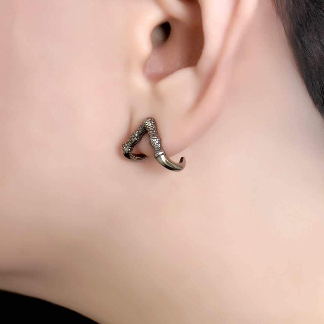 Callum Dragon Claw Stud Earring - Single