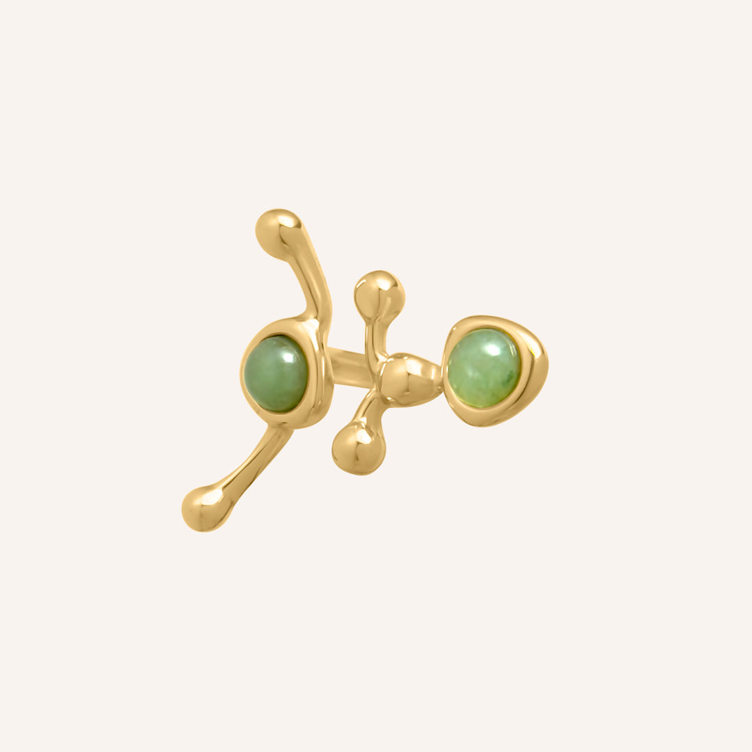 Calum ET Ring - Gold Green