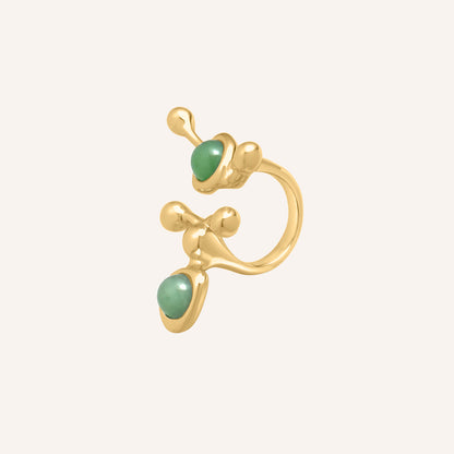 Calum ET Ring - Gold Green