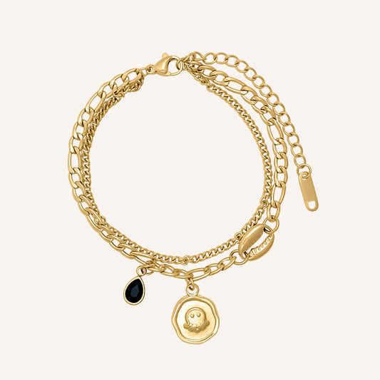 Cara Octopus Layered Bracelet - Gold