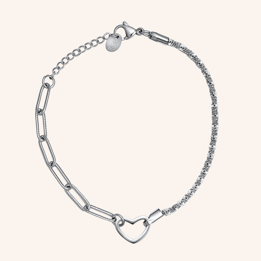 Cary Open Love Hybrid Chain Bracelet