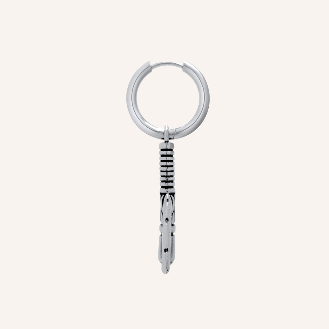 Cazzie Axe Hoop Earring - Single