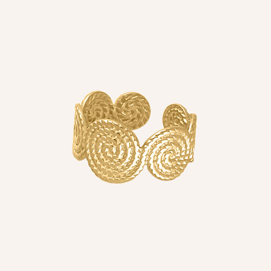 Cher Spiral Ring - Gold