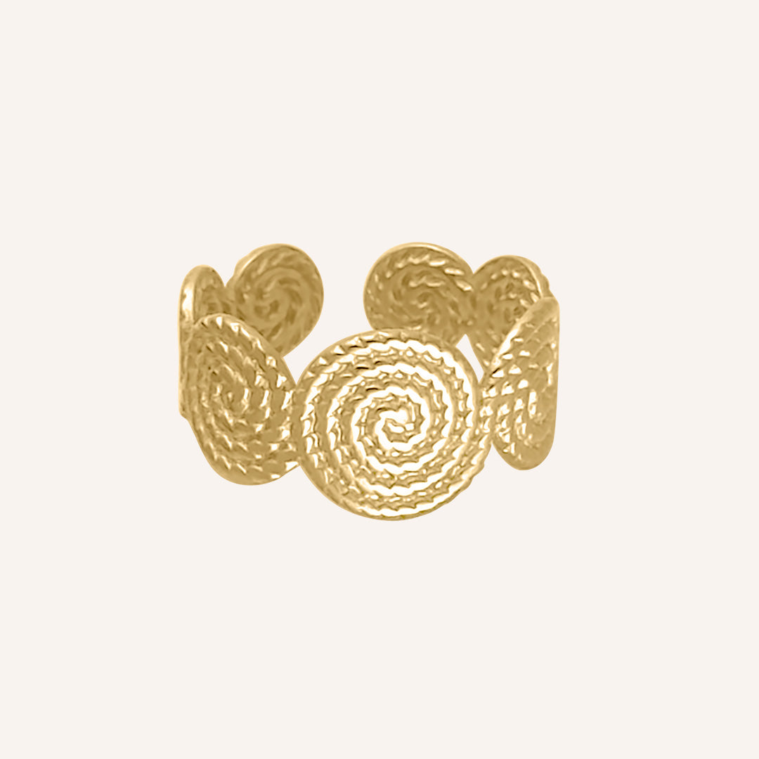 Cher Spiral Ring - Gold