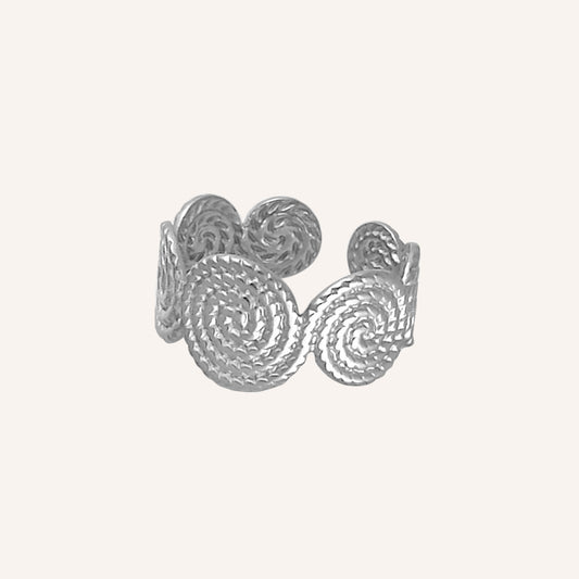 Cher Spiral Ring - Silver