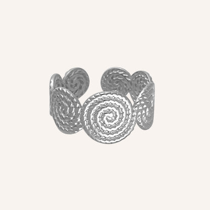 Cher Spiral Ring - Silver