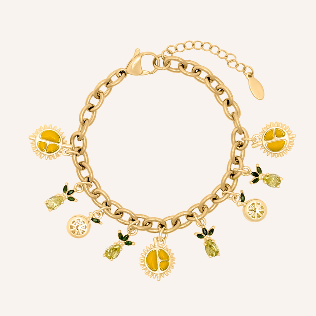 Chrisy Fruity Chain Bracelet - Durian