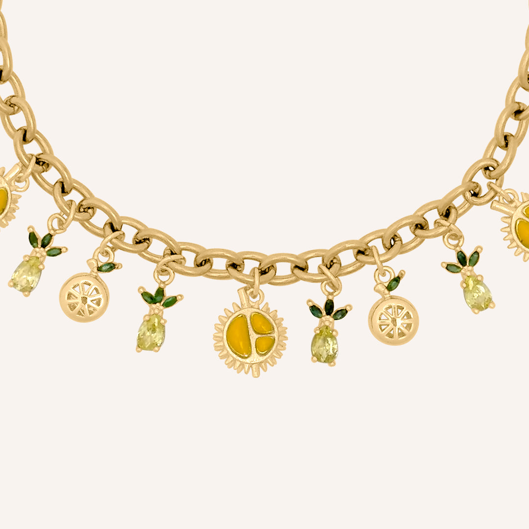 Chrisy Fruity Chain Bracelet - Durian