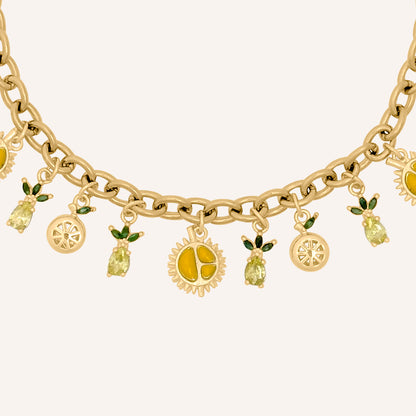 Chrisy Fruity Chain Bracelet - Durian