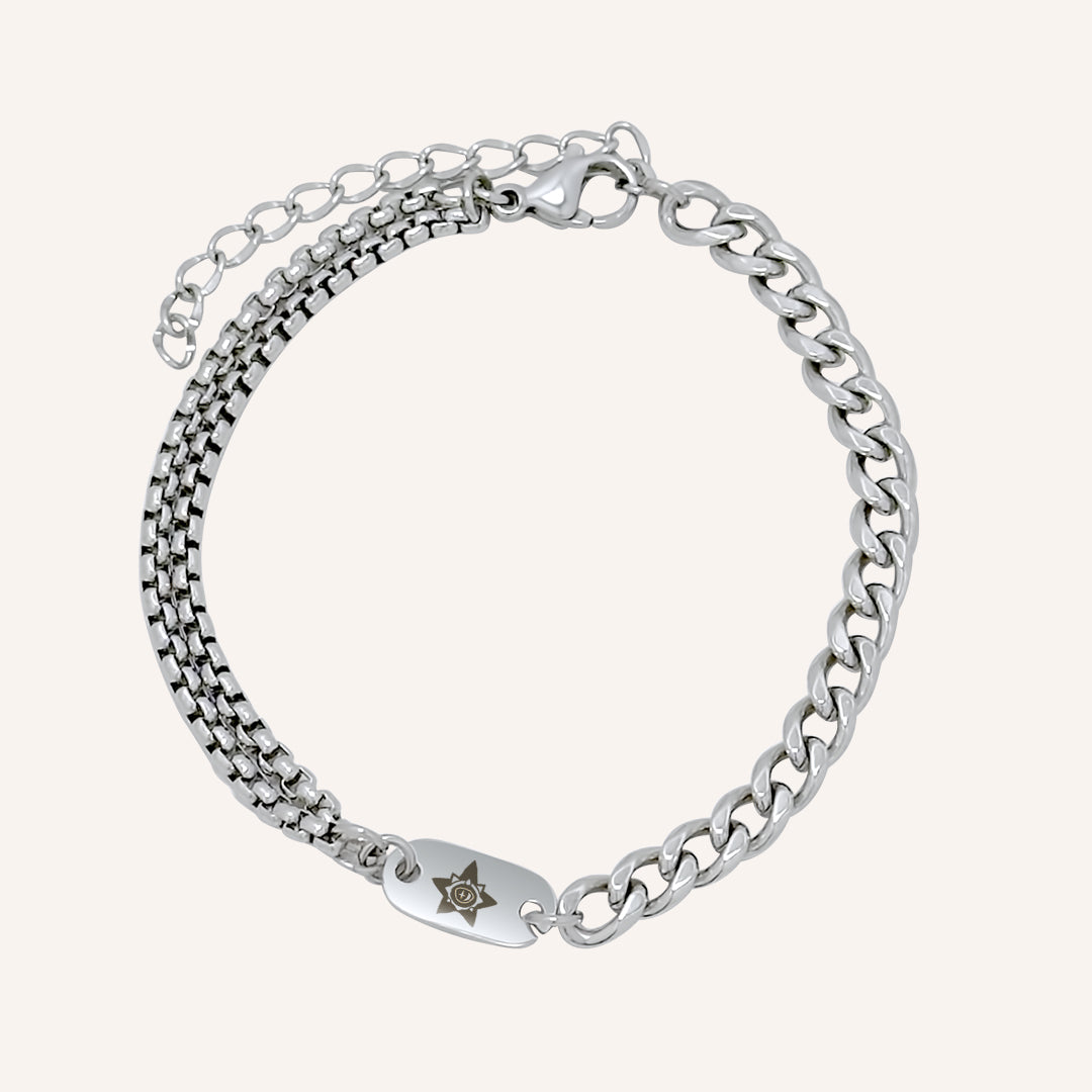 Clay Alpha Hybrid Barista Chain Bracelet