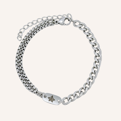Clay Alpha Hybrid Barista Chain Bracelet