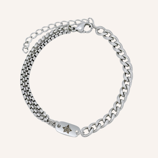 Clay Alpha Hybrid Barista Chain Bracelet