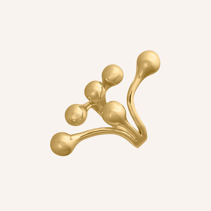 Coral Wrap Ring - Gold