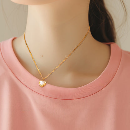 Corwin Love Shell Necklace - Gold