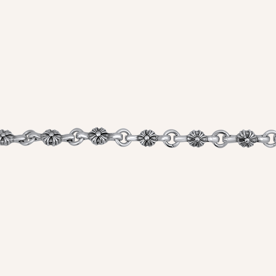 Daniell Chrome Plus Bead Bracelet