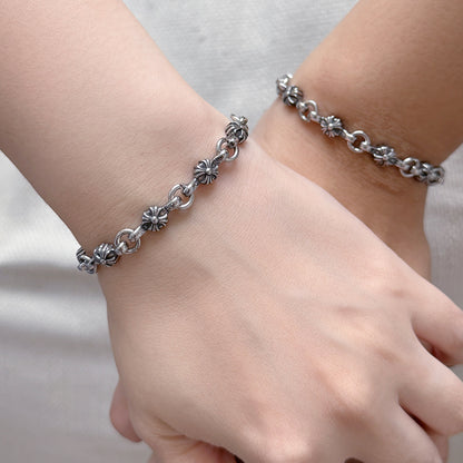Daniell Chrome Plus Bead Bracelet