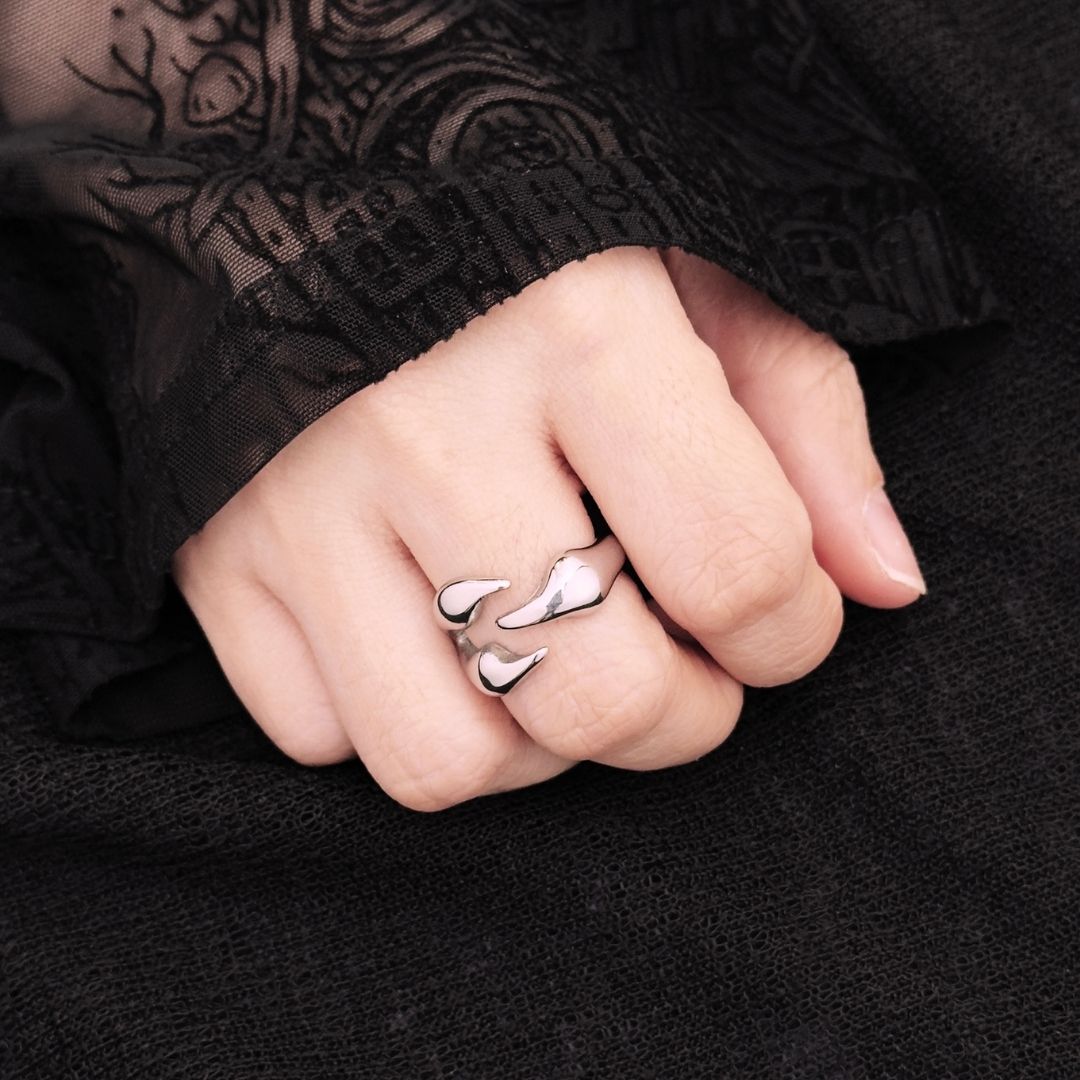 Daria Scorpion Wrap Ring - BLFX
