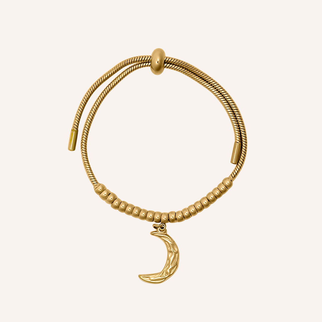 Dawn Moon Pull Bracelet - Gold