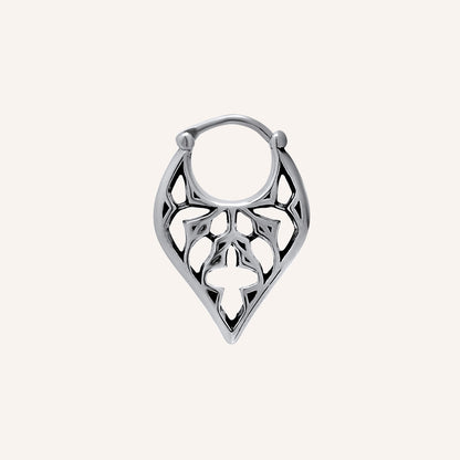 Deborah Celtic Pointy Hoop Earring - Mini Single