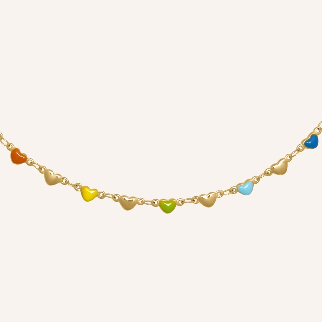Delilah Love Bracelet - Gold Colourful - BLFX