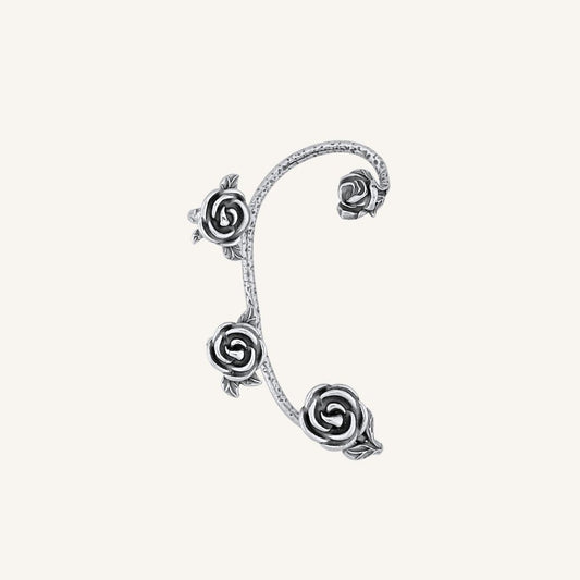 Devotion Rose Ear Cuff